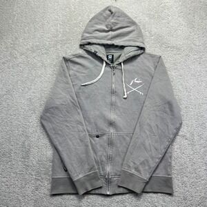 Y2k Rusty Surfboards Hoodie Mens XL Gray HB3 Technology Surf Skate Grunge Y2k